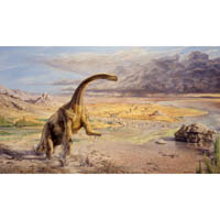 South Wales, late Triassic - Prosauropod (c) John Sibbick