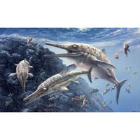 Ichthyosaur, Temonodontosaurus (c) John Sibbick